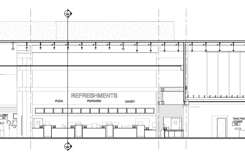 Cinema Blueprint - Concessions design