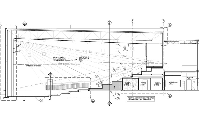 Cinema Blueprints - eleveation